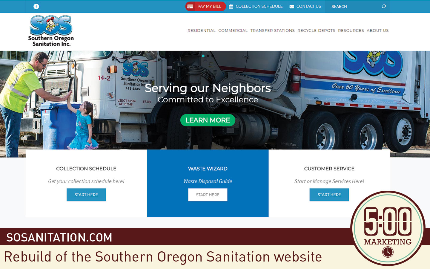 Southern Oregon Sanitation Website