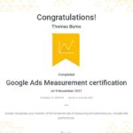 Google Ads Measurement Certification - 5oclock Marketing