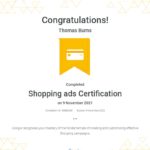 Shopping Ads Certification - 5oclock Marketing