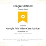 Google Ads Video Certification - 5oclock Marketing