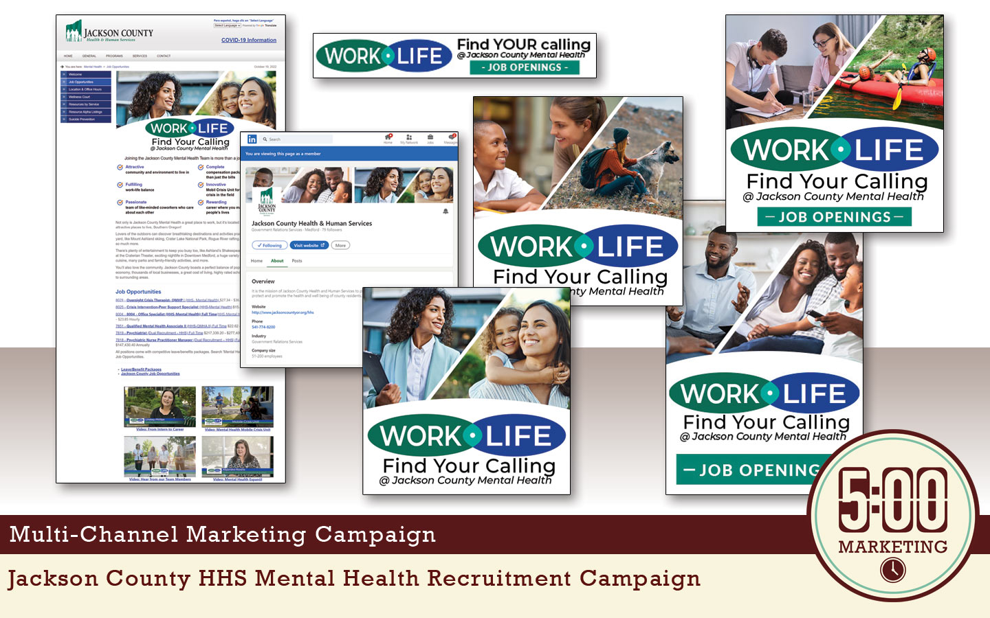 Jackson County HHS Mental Health Recruitment Campaign