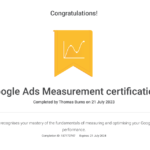 Google Ads Measurement Certification - 5oclock Marketing